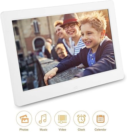 VBESTLIFE Digitaler Bilderrahmen 101-Zoll-elektronischer Bilderrahmen1024 600 Hohe AuflAsung mit VESA-Bohrung Musik- und Video-PlayerWeckerKalenderWeiAY VBESTLIFE Digitaler Bilderrahmen 101-Zoll-elektronischer Bilderrahmen1024 600 Hohe AuflAsung mit VESA-Bohrung Musik- und Video-PlayerWeckerKalenderWeiAY