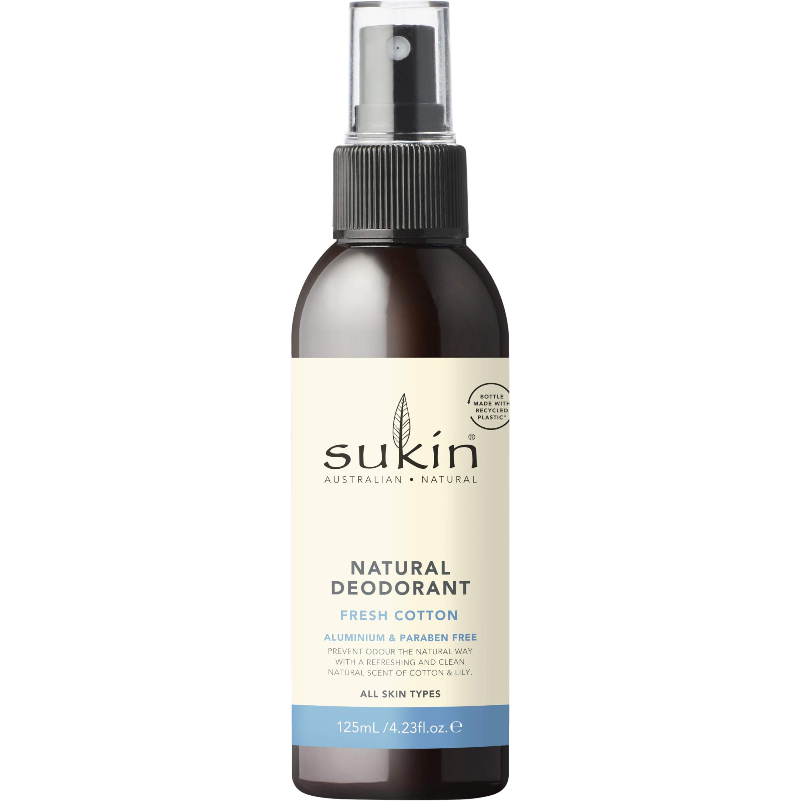 Sukin Natural Deodorant Fresh Cotton 125ML