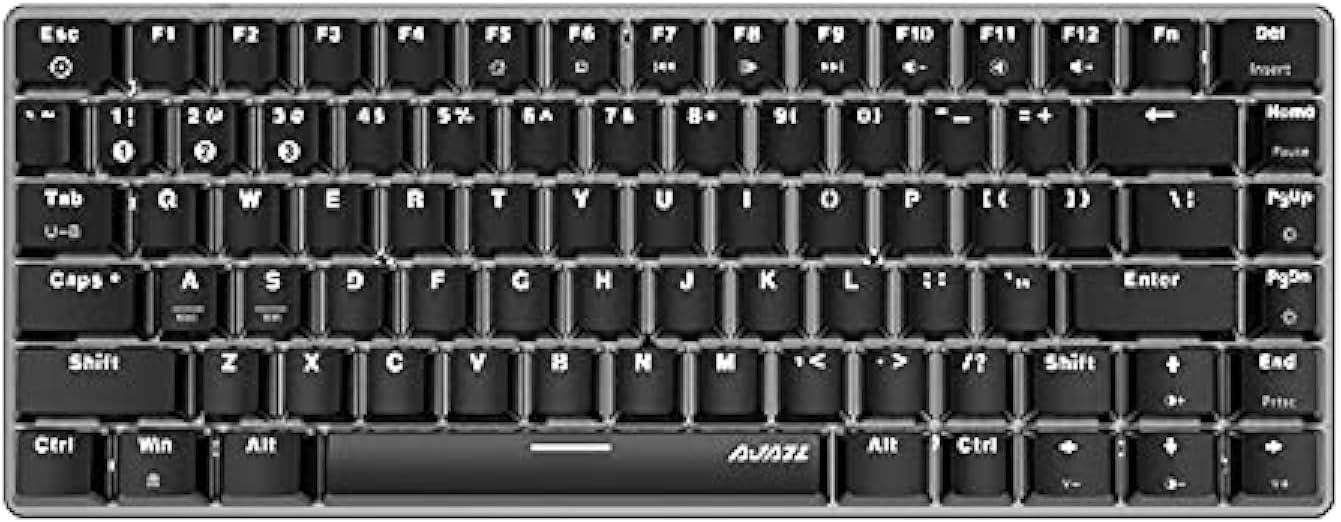 AJAZZAK33 82 Keys Wireless Mechanical Gaming Keyboard Red Switch Bluetooth 5.0 Dual Mode Anti-Ghosting Backlight Keyboard For PC Laptop Gamer
