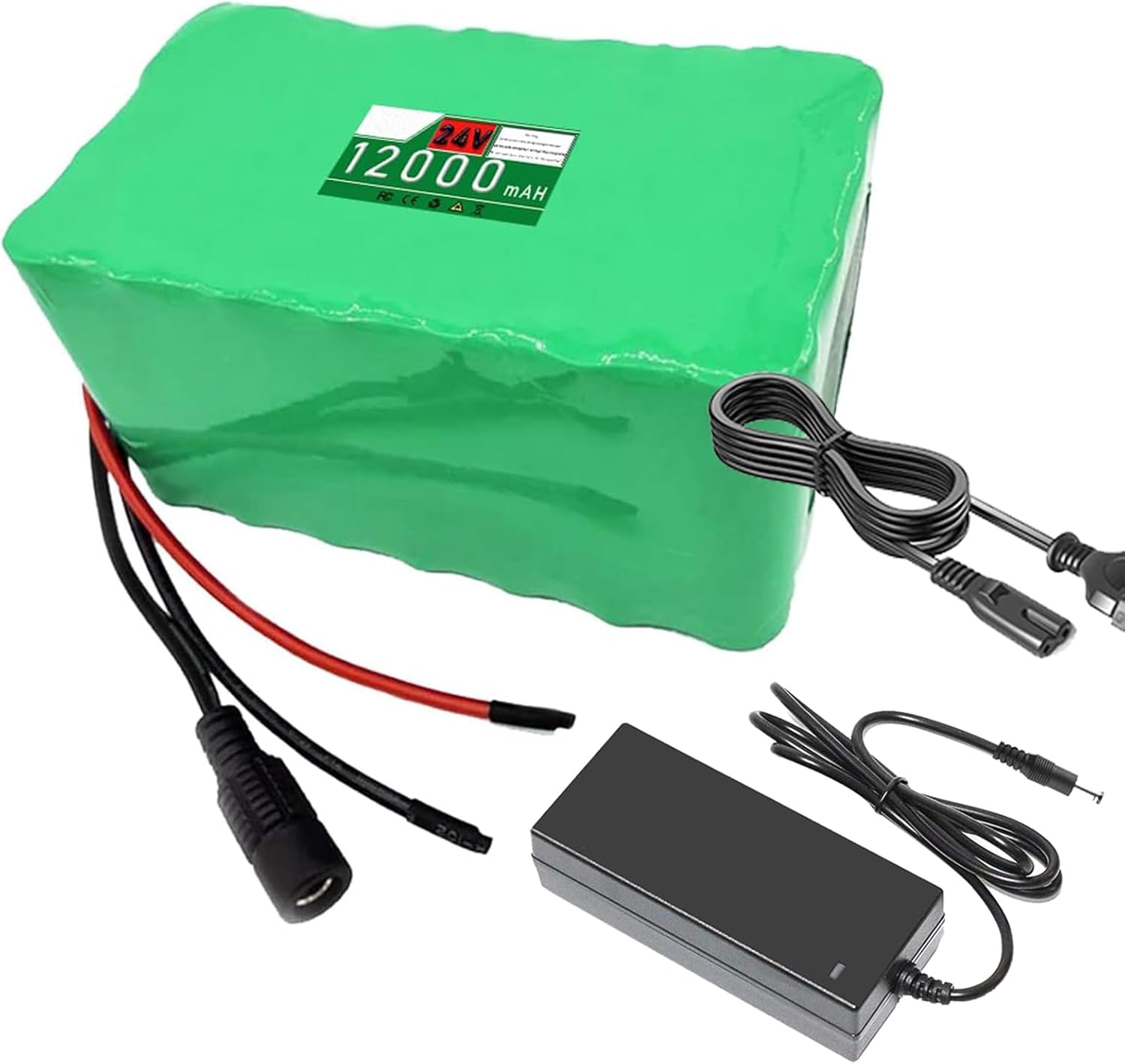 リチウム バッテリー パック 24V リチウムイオン バッテリー 24V 交換用バッテリー 24V 12Ah 0-300W モーター