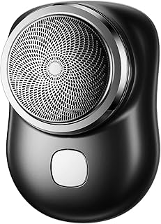 2023 New Mini Shaver Portable Electric Shaver, Pocket Size Portable Shaver Wet and Dry Mens Razor, Magic USB Mini Shaver Electric Razor for Men, Rechargeable Travel Razors for Men (Black)