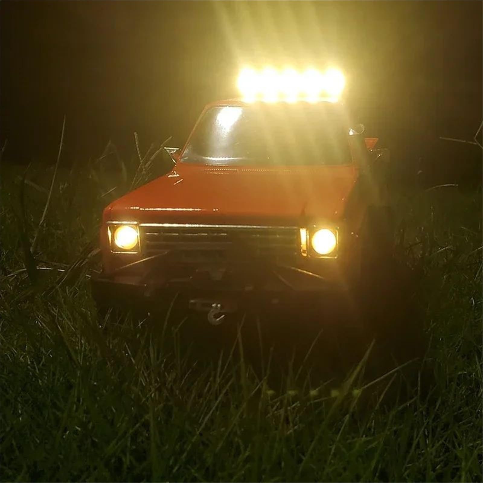 Dach Gelb Scheinwerfer Taschenlampe Spezielle Material Für FMS Für Fcx24 K5 Für Pickup LKW 1/24 Rc Auto Upgrade Teile RC Modell Upgrade Teile