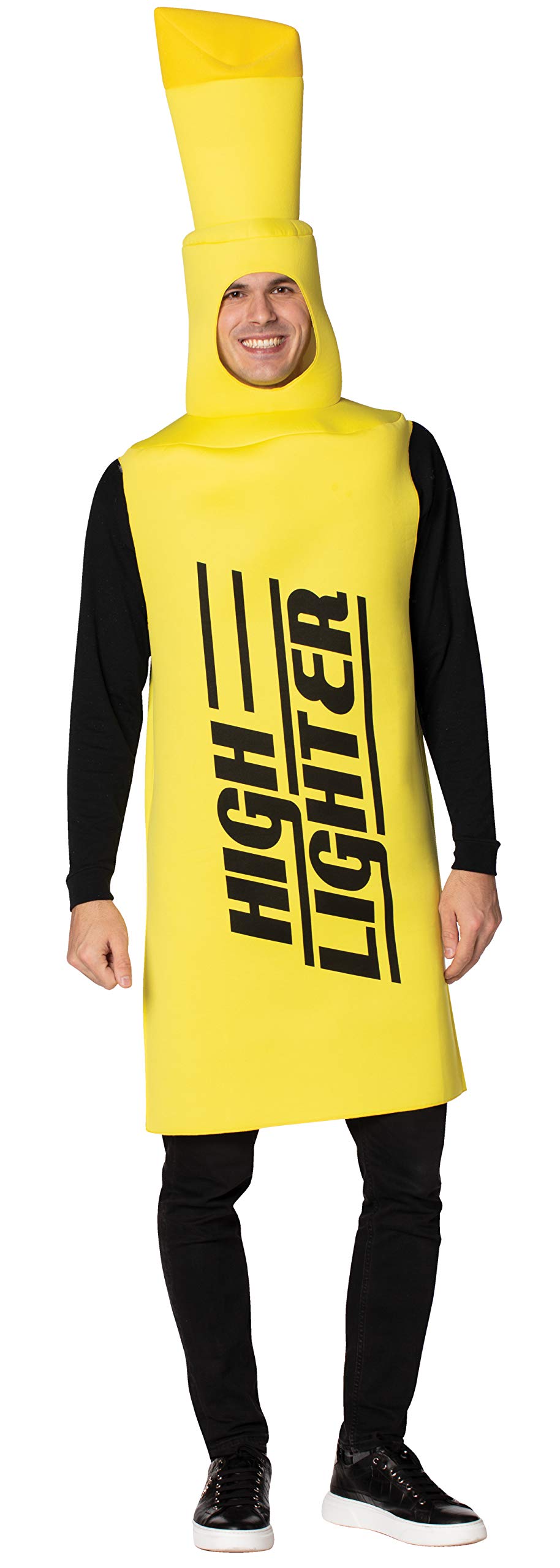 Rasta Imposta Adult Yellow rozświetlacz Fancy Dress Costume