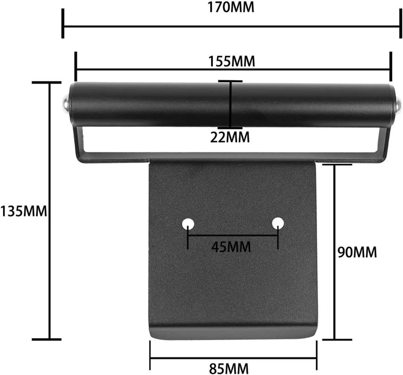 Phone GPS Navigation Bracket Holder for 450MT for Ibex 450 2024-2025 Handlebar Mobile Phone Holder GPS Navigation Bracket Extension Bar