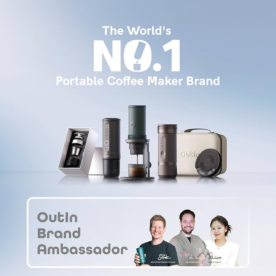 outin nano Basket Plus コーヒースタンド　3点セット Nano Basket Plus | Pro Double Shot Filter Kit (16-18g) with