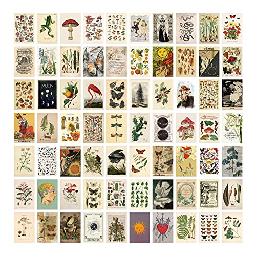 MEYING Kit De Collage De Pared, 70 Piezas Collage Fotos Pared Aesthetic, Imágenes Estéticas De Pared, Tarjetas, Colección De Fotos para Dormitorio, Dormitorio, Sala De Estar Cover
