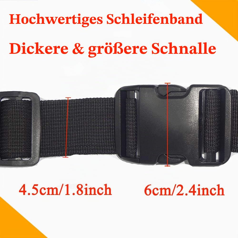 Jolik Kinder Motorradgurt Verstellbar mit Zwei Griffen,Atmungsaktives Reflektierendes Material in Schwarz