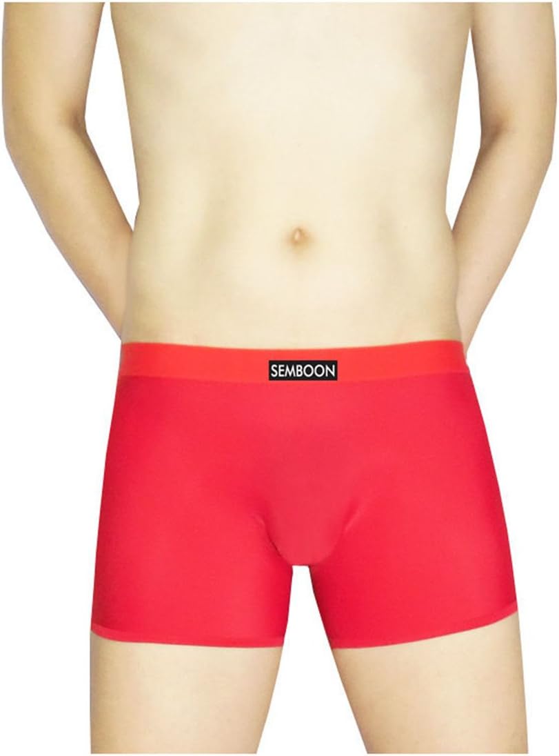 Men's Pouch Without Crotch Stitching Boxers Briefs/Trunks Underwear