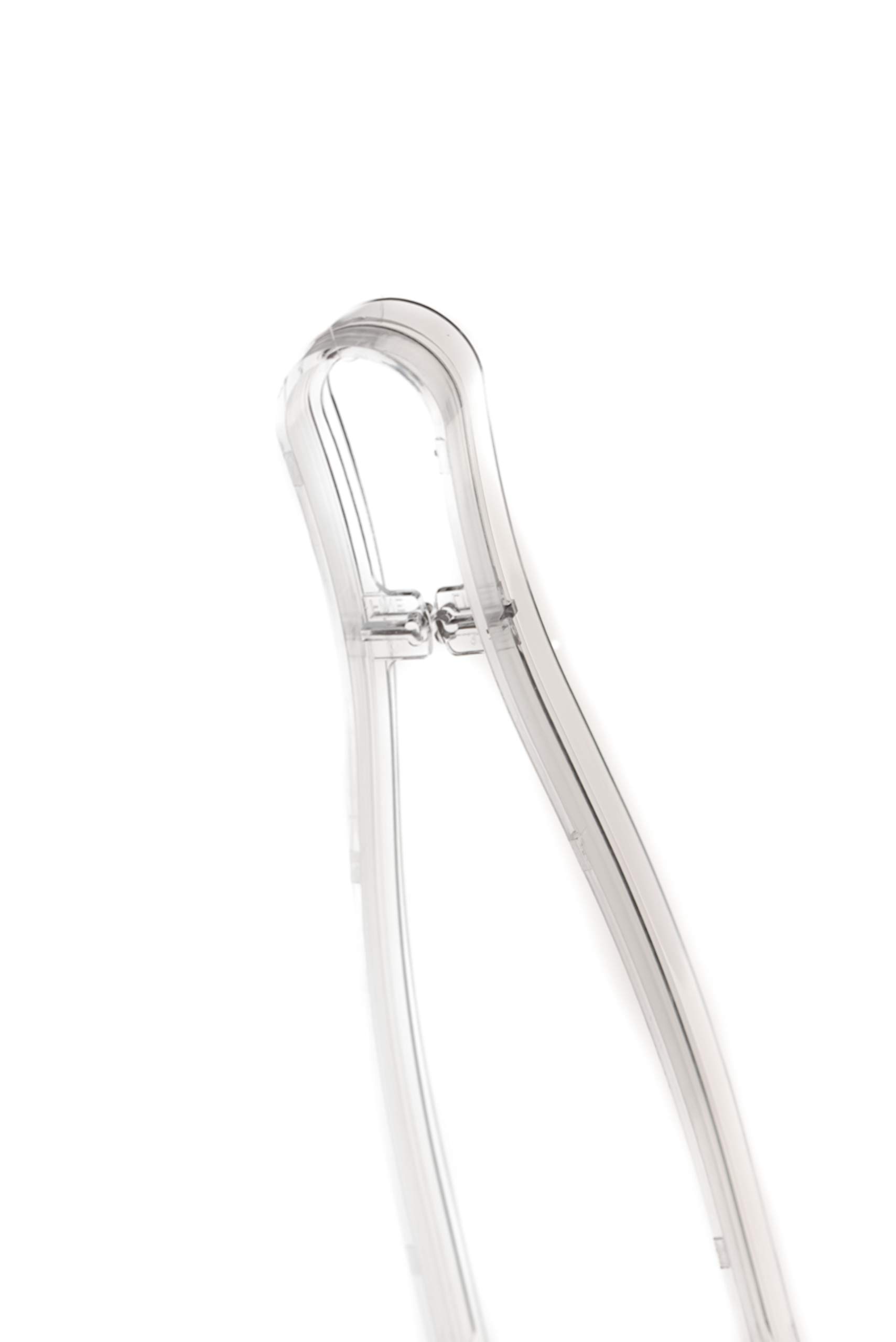 [48 PACK] 12 inch Heavy Duty Clear Serving Tongs - Plastic Disposable Salad Tongs - High Heat Plastic, Catering, Salads, Bakery, Buffets, BBQ, Ice, Hot and Cold Foods by EcoQuality (12