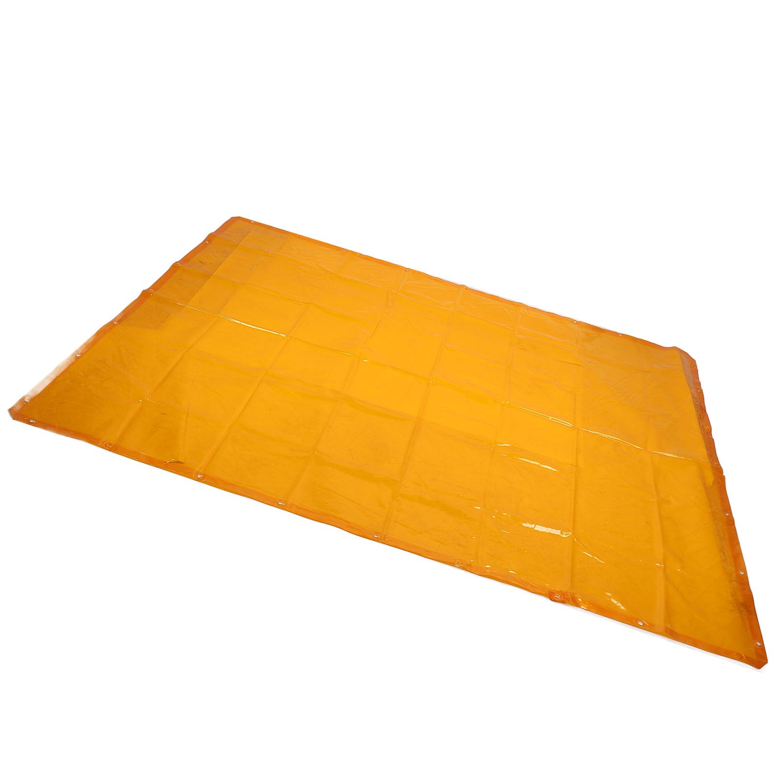 Rideau D'écran de Soudage Ignifuge pour la sécurité de L'atelier Jaune doré 5,71 X 7,68 Pieds avec œillets