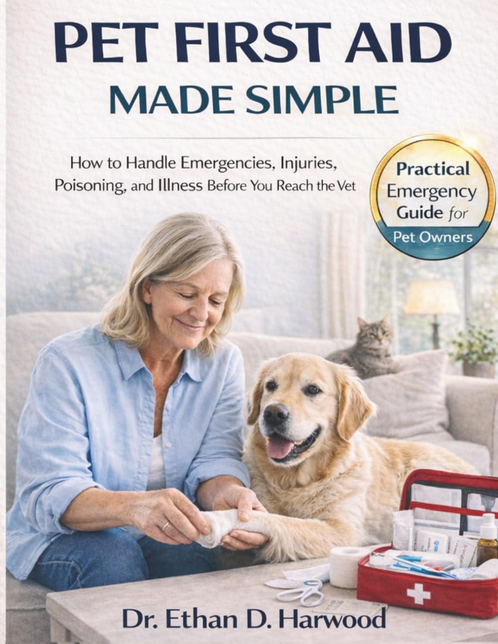 Pet First Aid Made Simple.: How to Handle Emergencies, Injuries, Poisoning, and Illness Before You Reach the Vet.