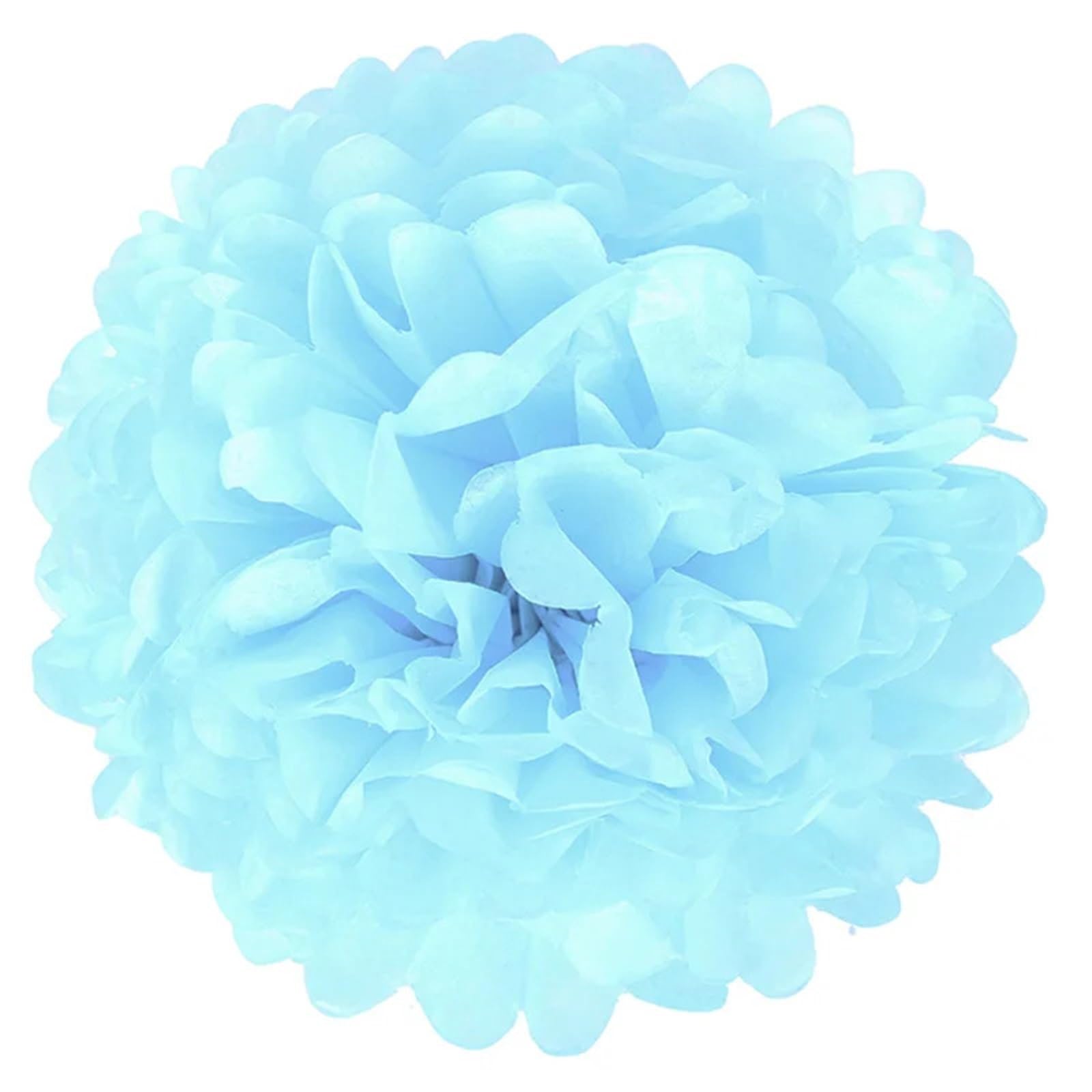 Paper Pom Poms 1pc 10cm Pompon Tissue Paper Pom Poms Flower Balls for Wedding Room Decoration Color Hanging Flowers(Color2)
