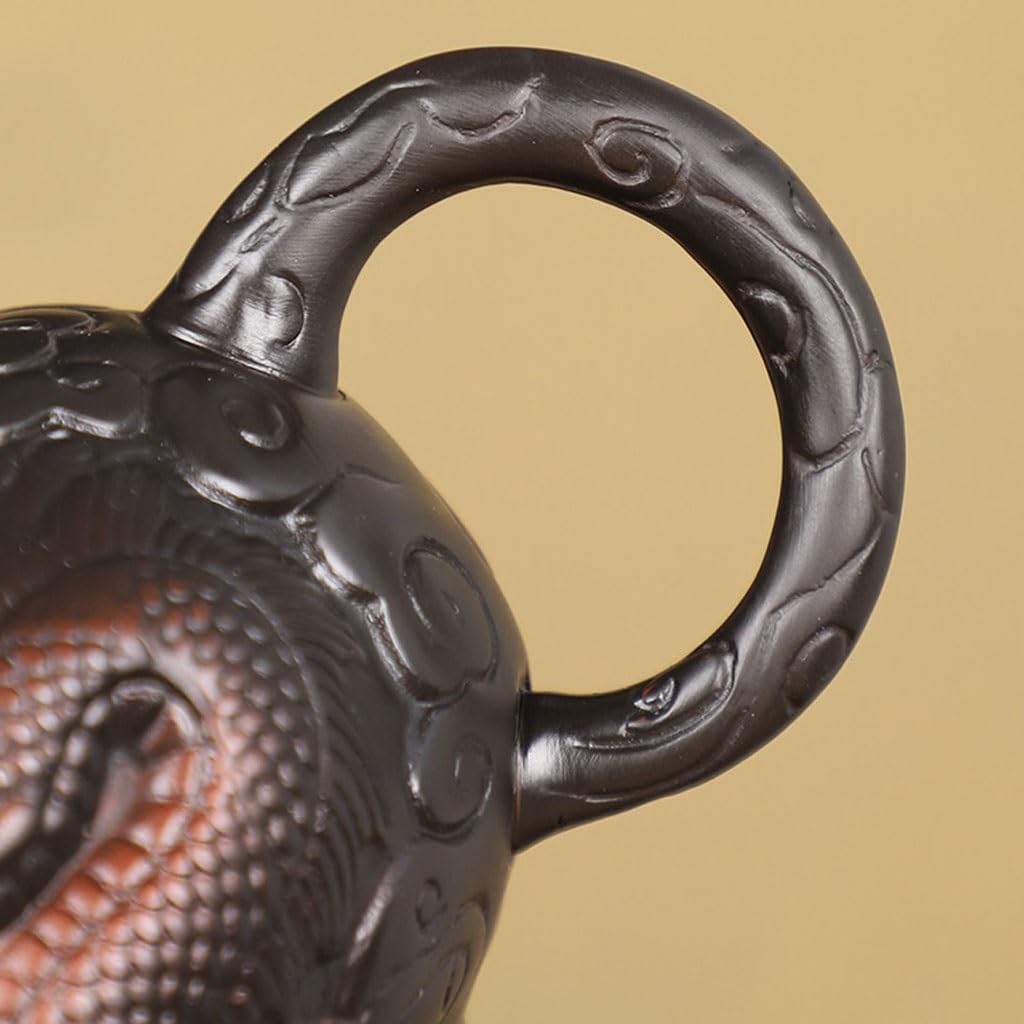 Ceramiczny czajniczek spersonalizowany fioletowy garnek ceramiczny ręcznie robiony czajniczek domowy ręcznie robiony chiński zestaw do herbaty popołudniowa herbata herbaciarnia czajniczek dzbanek do