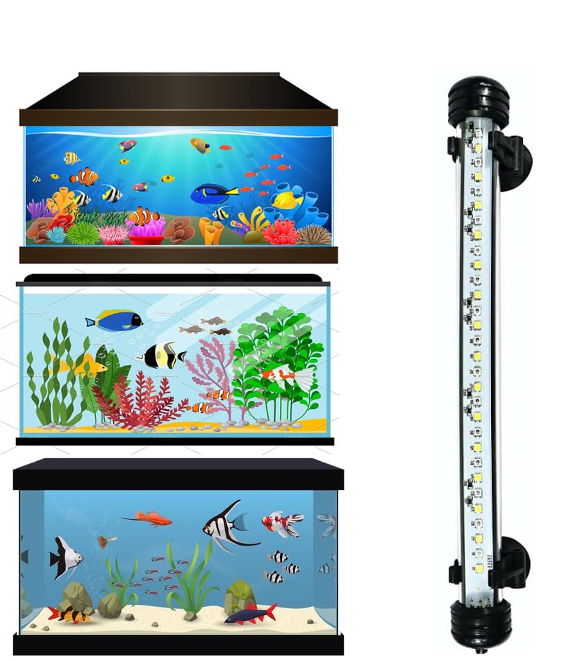 KickAt White, Blue LED Aquarium Light (Freshwater Fish Tank, Saltwater Fish Tank, Saltwater Reef Tan (B0CPT9NPRX) Amazon Price History, Amazon Price Tracker