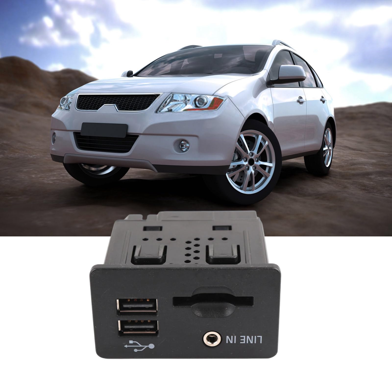 Plugs & Plays Consola/Conexión USB Con Lector Versátil Sonido Solución de Entrada FL3T-14F014-AA Reemplazo Para Coche