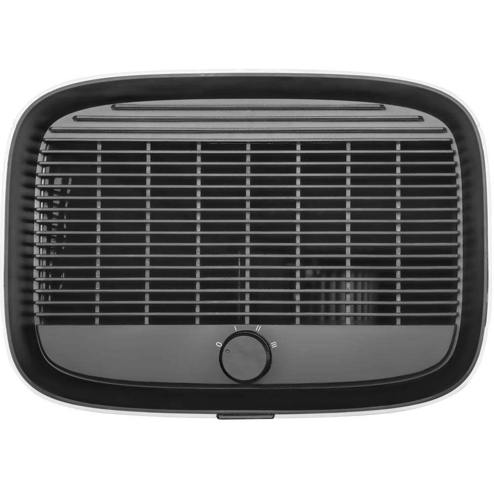 TROTEC Oczyszczacz powietrza AirgoClean® 15 E – filtr HEPA dla alergików – pomieszczenia do 21 m² /53 m³, poziom dmuchawy 3, usuwa 95% wszystkich cząstek, nadaje się do palarni, energooszczędny