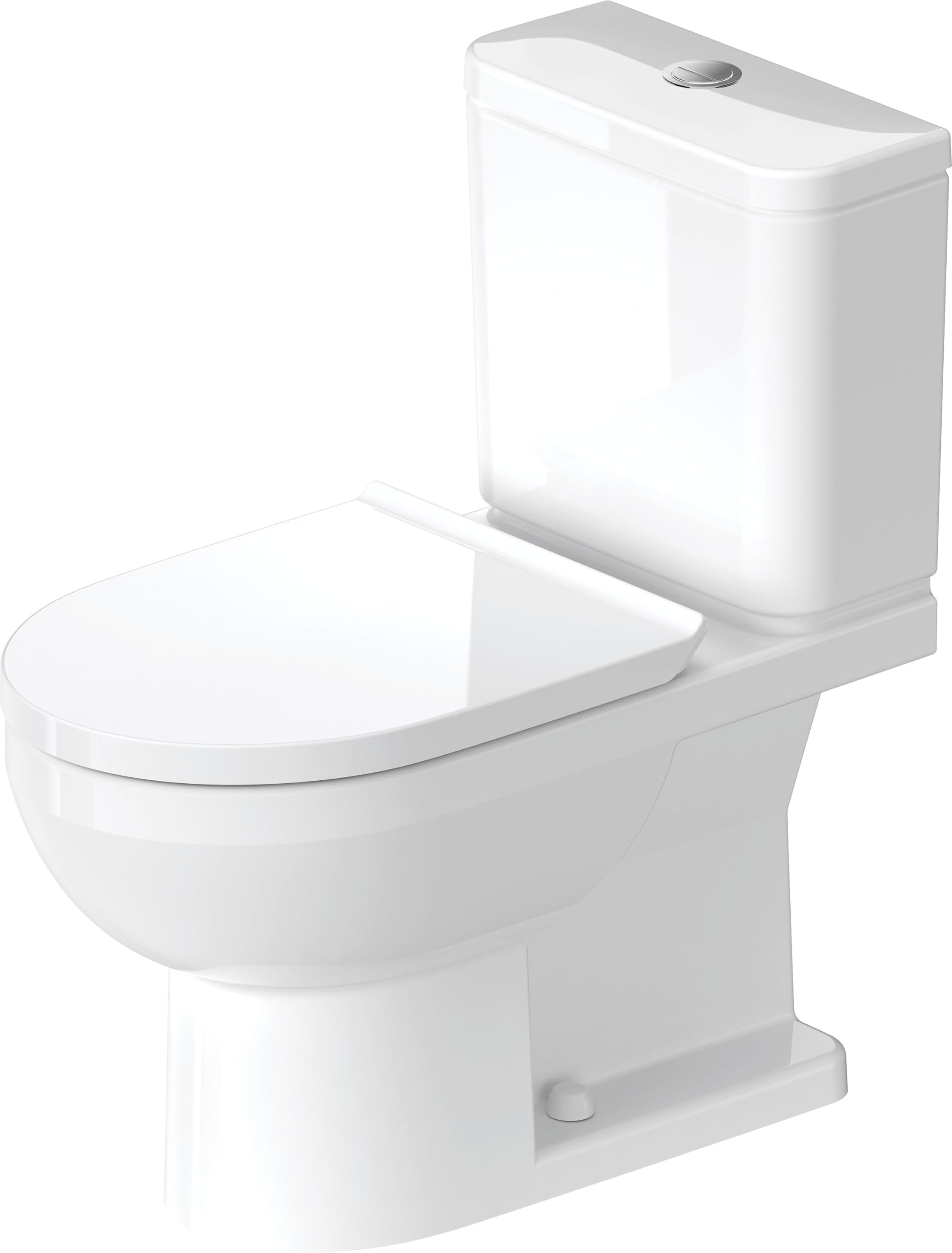 Duravit DuraStyle Basic Two-Piece Toilet Kit White