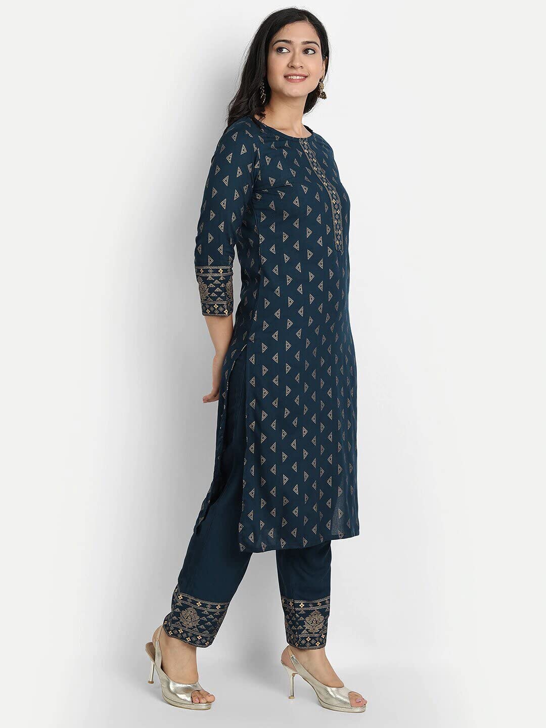 indiano partito indossare kurta set per le donne con dupatta kurti top con pantaloni set