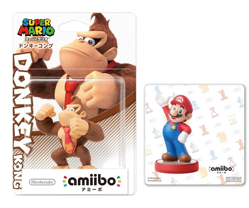 スーパーマリオ　amiibo　マリオ&クッパ&ドンキーコング Amazon.com: amiibo ドンキーコング (スーパーマリオシリーズ
