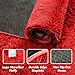Red Shag Rug for Kids Room: Extra Soft Fluffy Carpet for Bedside Decor & Baby Room - Red Plush Rugs for Home Dorm Aesthetic(3x5 Feet)
