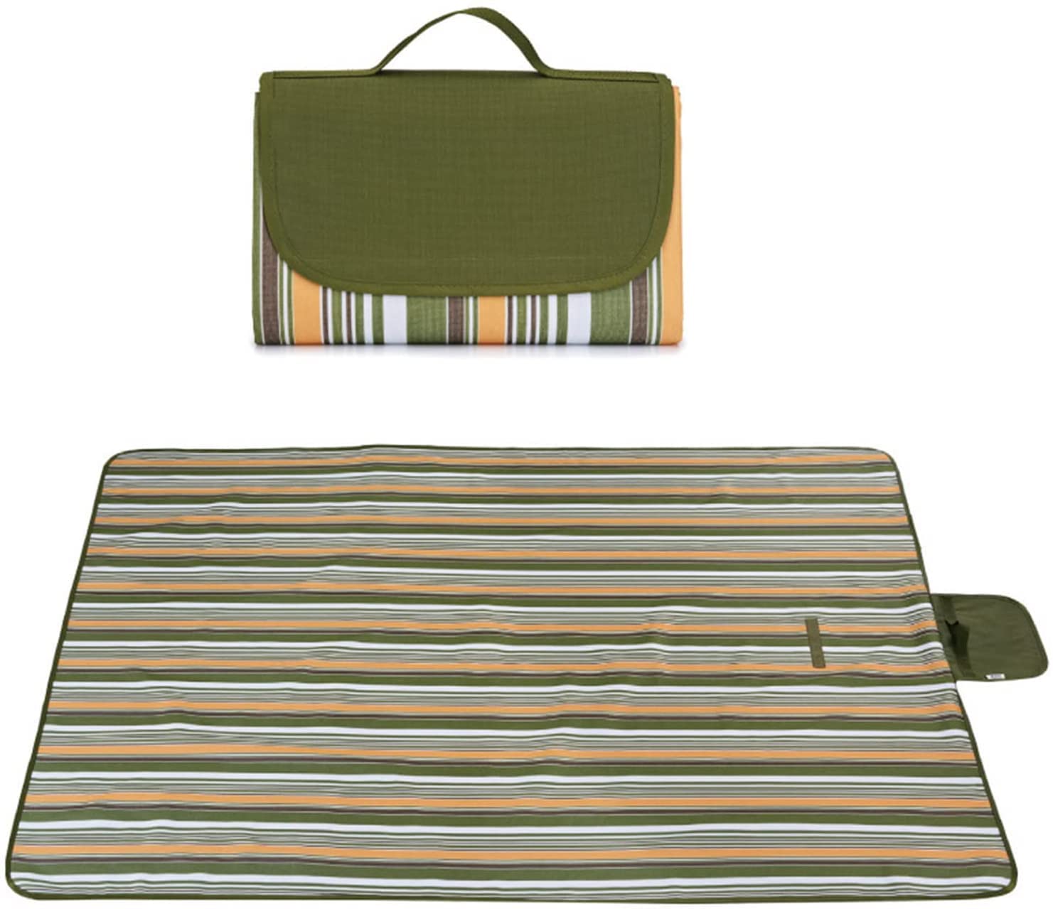 Couverture de plage, Couverture de pique-nique, couverture de plage, couverture de plage Proof de sable grand tapis en nylon familial for 2-4 adultes tapis portable en plein air for le camping de piqu