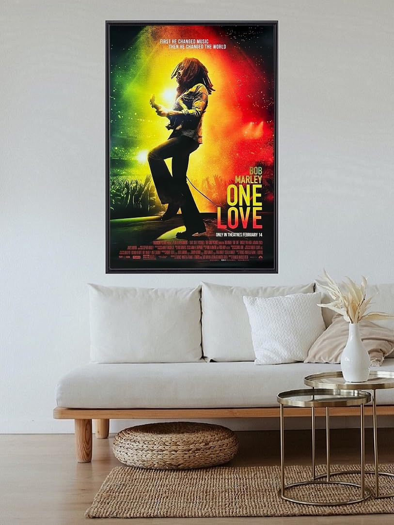 ボブマーリー Bob Marley ポスター額縁付き Amazon.co.jp: ボブ