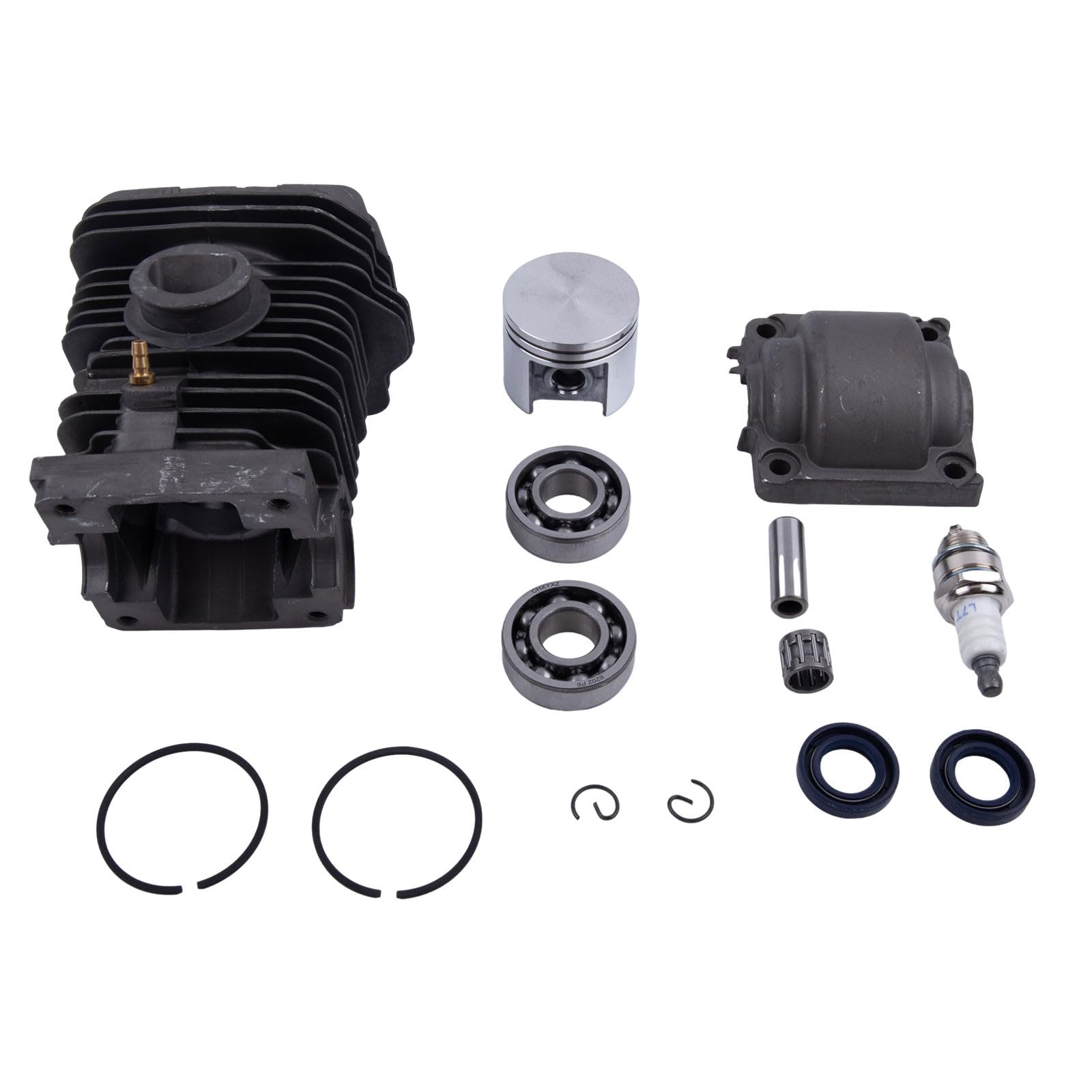 Kit de piston de cylindre de 40 mm pour tronçonneuse Stihl MS210 021 MS 210 11230201216 Cylindre Piston Moteur Pan Vilebrequin Roulements Kits
