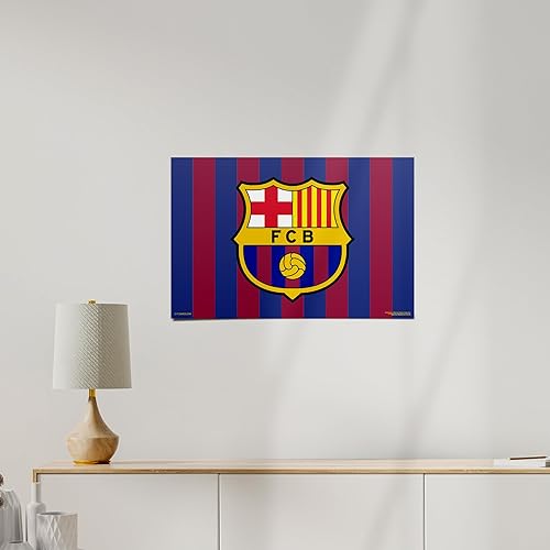Miniatura 4 de Desert Cactus FC Barcelona - Póster de fútbol de fútbol de 24 x 36 pulgadas, decoración oficial para fanáticos (24 x 36, estilo D)
