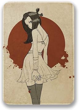 Japanese Anime Girl Vinyl Sticker Decal Laptop Car Bumper Sticker Travel Luggage Car Sign Fun 5"