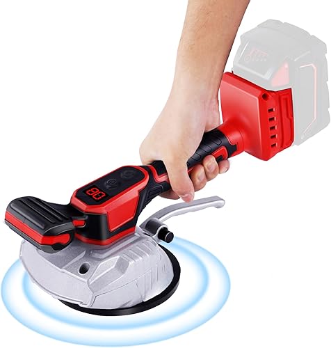 YJINGRUI Máquina niveladora de vibraciones de azulejos, para batería Milwaukee de 18 V máxima, herramienta de instalación de azulejos inalámbrica,