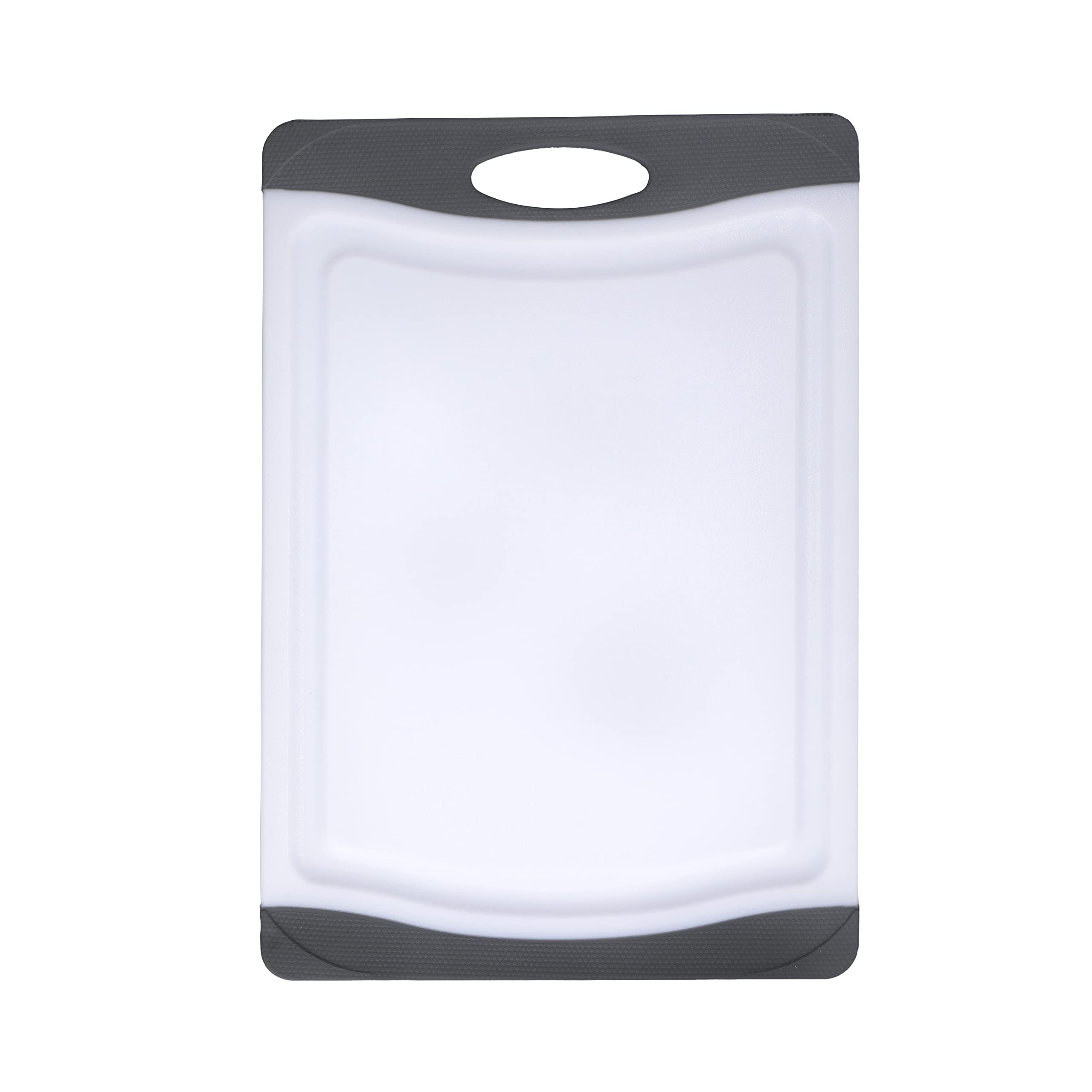 Rackhams White Anti-Microbial Non-Slip Chopping Board - Plastic - Chopping Board