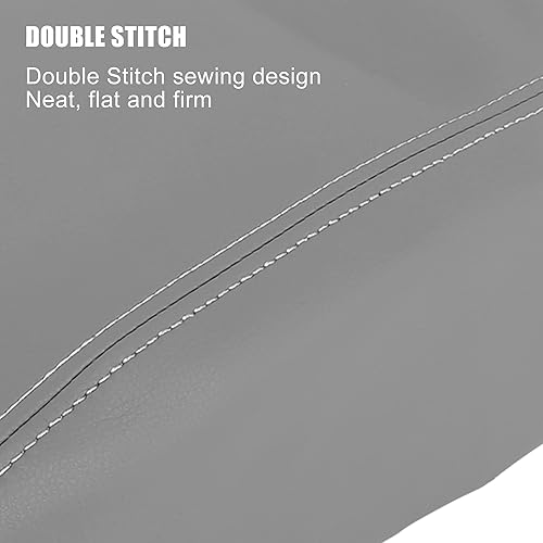 Miniatura 5 de X AUTOHAUX - Funda para reposabrazos de piel de microfibra para Jeep Grand Cherokee 2011-2020 Tapa de reposabrazos no incluida