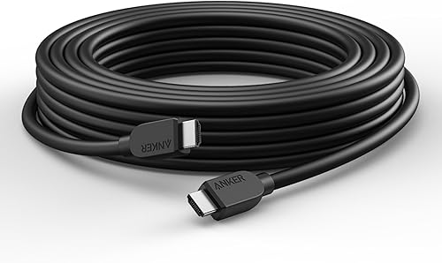 Miniatura 7 de Anker Cable HDMI 8K 60Hz, 6 pies Ultra HD 4K 120Hz HDMI a HDMI, cable duradero de alta velocidad certificado de 48 Gbps con HDMI 2.1 y HDR,