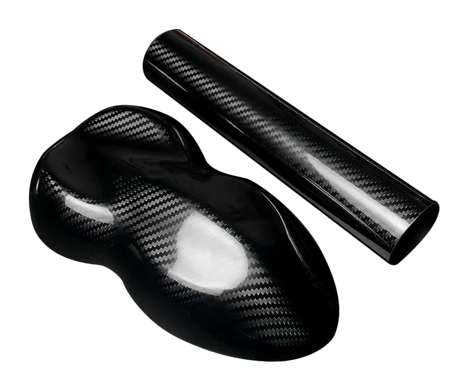 Rotolo di pellicola in vinile in fibra di carbonio lucido PET nero oro, autoadesivo, impermeabile, senza bolle, for auto/moto/laptop fai da te(50 * 300cm)