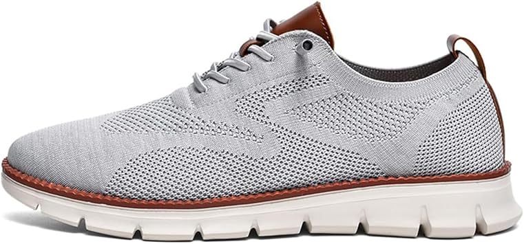 NiSza Breeze Mens Oxford Walking Shoes, Size 7.5-22 Wide, Color Light Blue, Lightweight, Comfortable, Breathable, Casua,Color g,8
