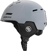 DKONI Certified Ski & Snowboard Helmet for Adults Men Women Youth - ASTM F2040 CE EN1077, Adjustable Vents, Goggle Clip