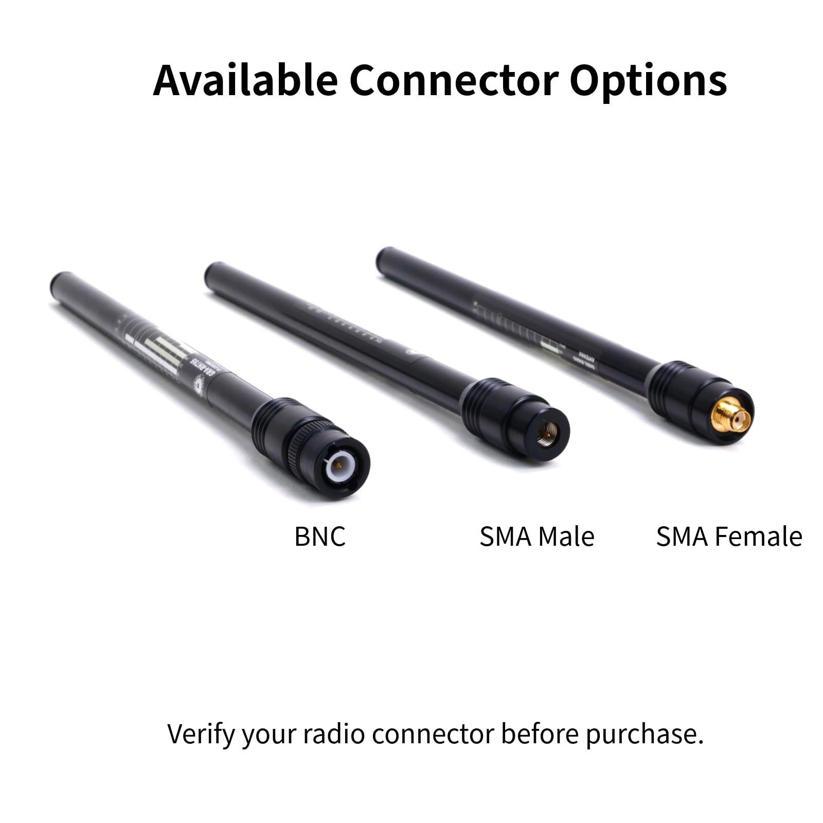 Amazon.com: GABIL GRA-RH795 BNC Scanner Antenna, RX 70-1000, TX