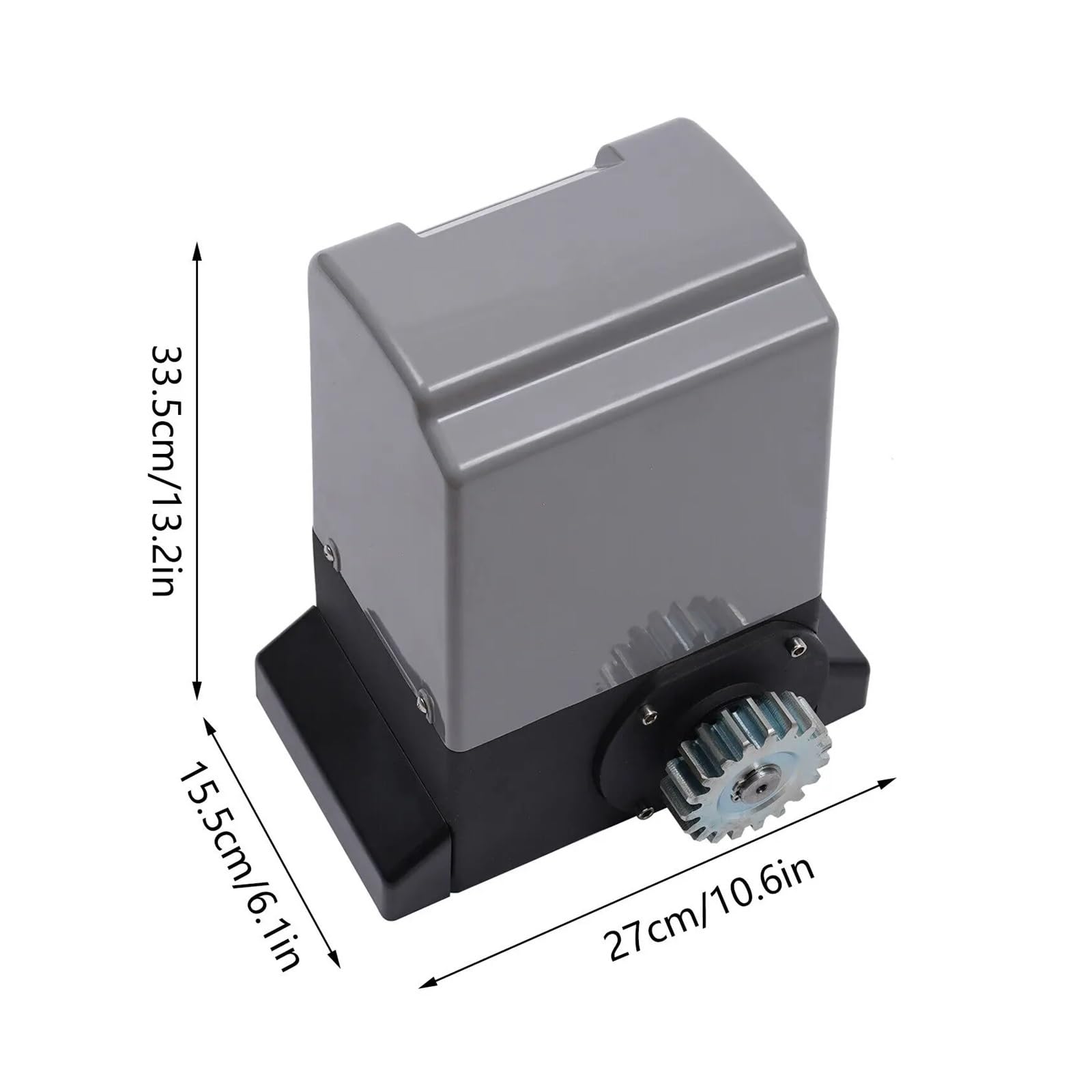 550W Elektryczny napęd do bramy przesuwnej Zestaw bezpieczeństwa operatora 1200KG Automatyczny silnik napędowy + przekładnia 6m IP44