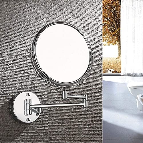 Miroir mural pivotant 5X JCAKES extensible double face 6 pouces