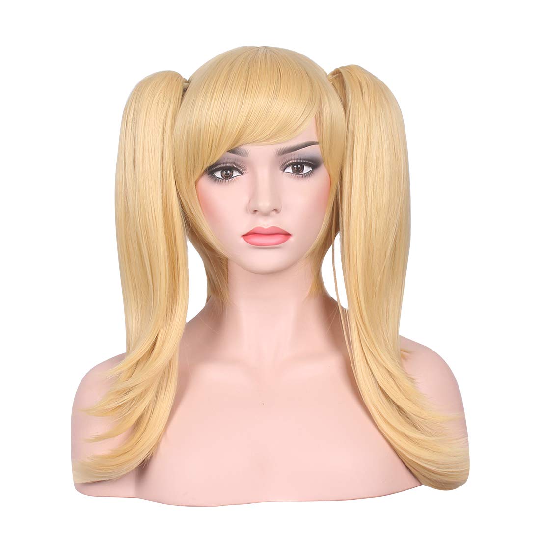 blonde wig ponytail