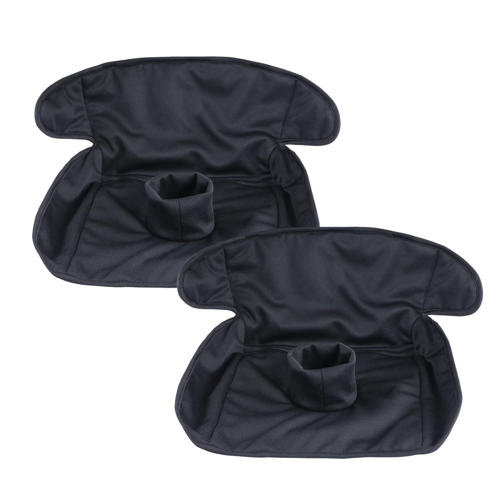 Hisprout 360 Comfort Universal Kindersitz Protektor Pad für Töpfchen Training,Windel Lecks für Toilettentraining,Fit Alle Größen Autositze(Black 2pack)
