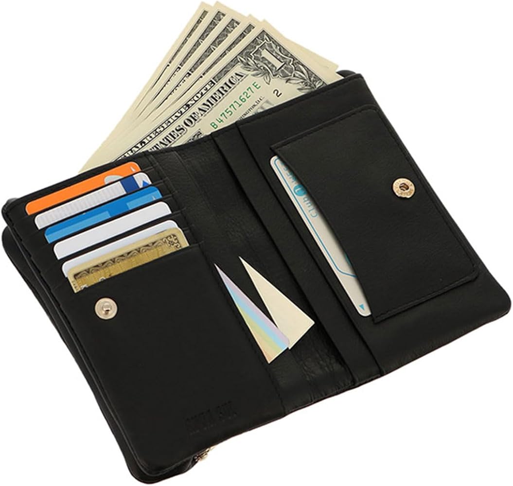 【美品】ANNA SUI アナスイ★プレイングキャット　がま口折り財布　ブラック 楽天市場】アナスイ 長財布 レディース 本革 レザー 猫 がま口