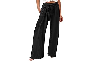 Linen Palazzo Pants for a Laidback Yet Polished Ensemble