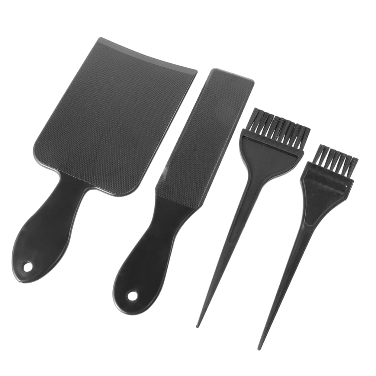 IWOWHERO Hair Set 4pcs Dyeing Tools Hair Coloring Board Abs Plastic Safe for Scalp for Salon Diy Use