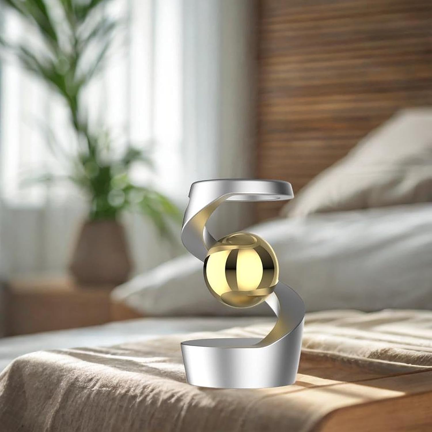 SECRET DESIRE Gravities Defying Desk Toy Desktop Decor Levitating Desk Toy for Desk Adults Silver and Golden|Home Improvement|Plumbing & Fixtures|Other Home Plumbing & Fixtures