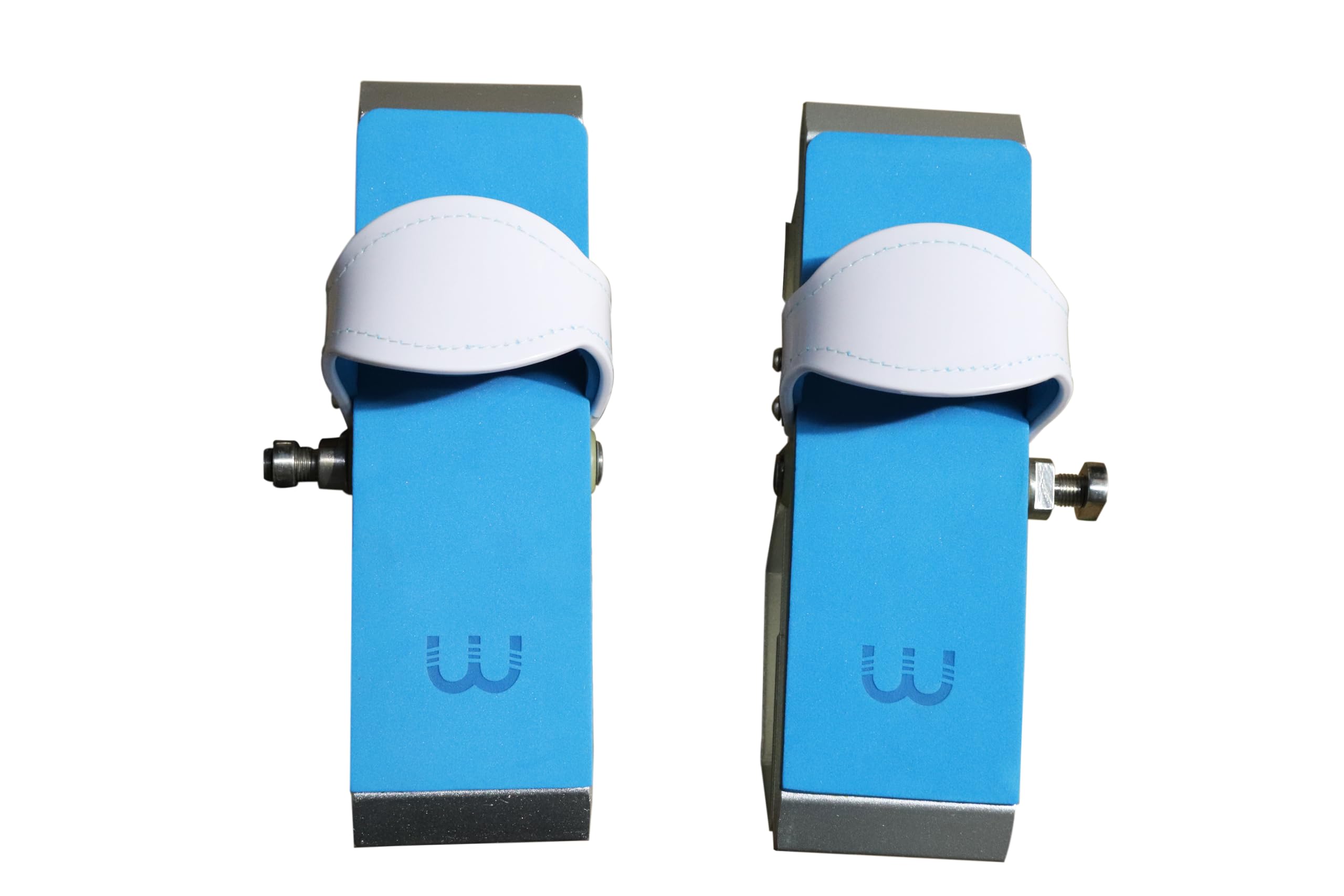 Waterflex - Kit de 2 pédales pour vélo de Piscine/Compatible aquabikes WX-ASSP-BL02 - Résistance hydraulique, Aluminium, Revêtement Mousse, Confort & Cardio - Bleu