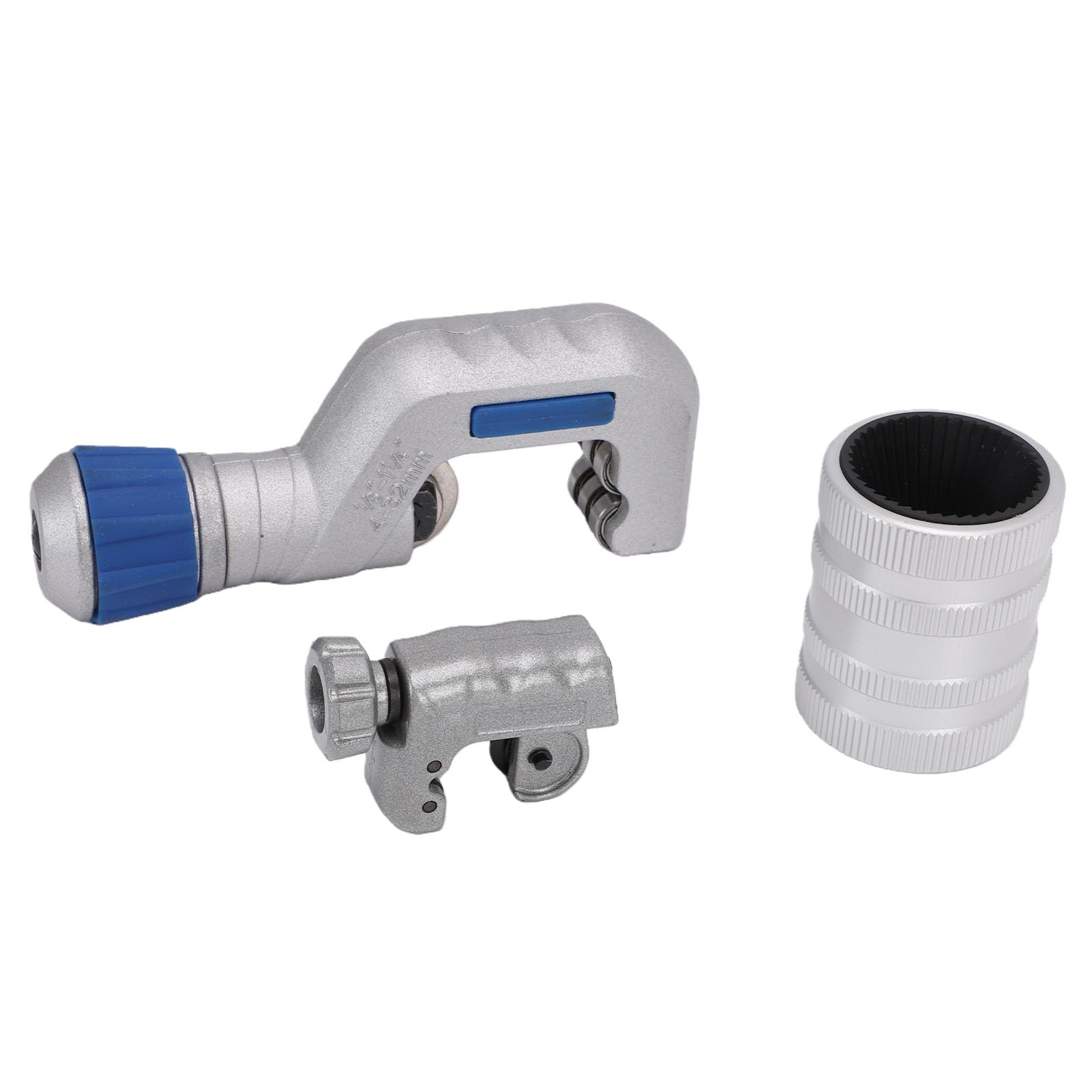 KIMISS Juego de Cortatubos, Cortatubos de Cobre de 1/8 pulg. a 1/4 pulg. y de /8 a 3/4 con Escariador, para Tuberías de Aluminio y Cobre, Fontanería, Climatización,