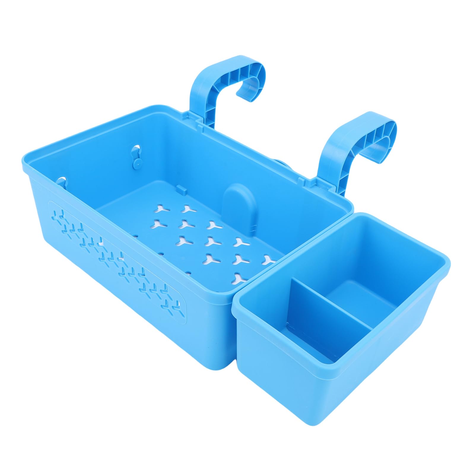 Panier de rangement portable pour piscine, jouets et boissons, accessoires hors sol (bleu)