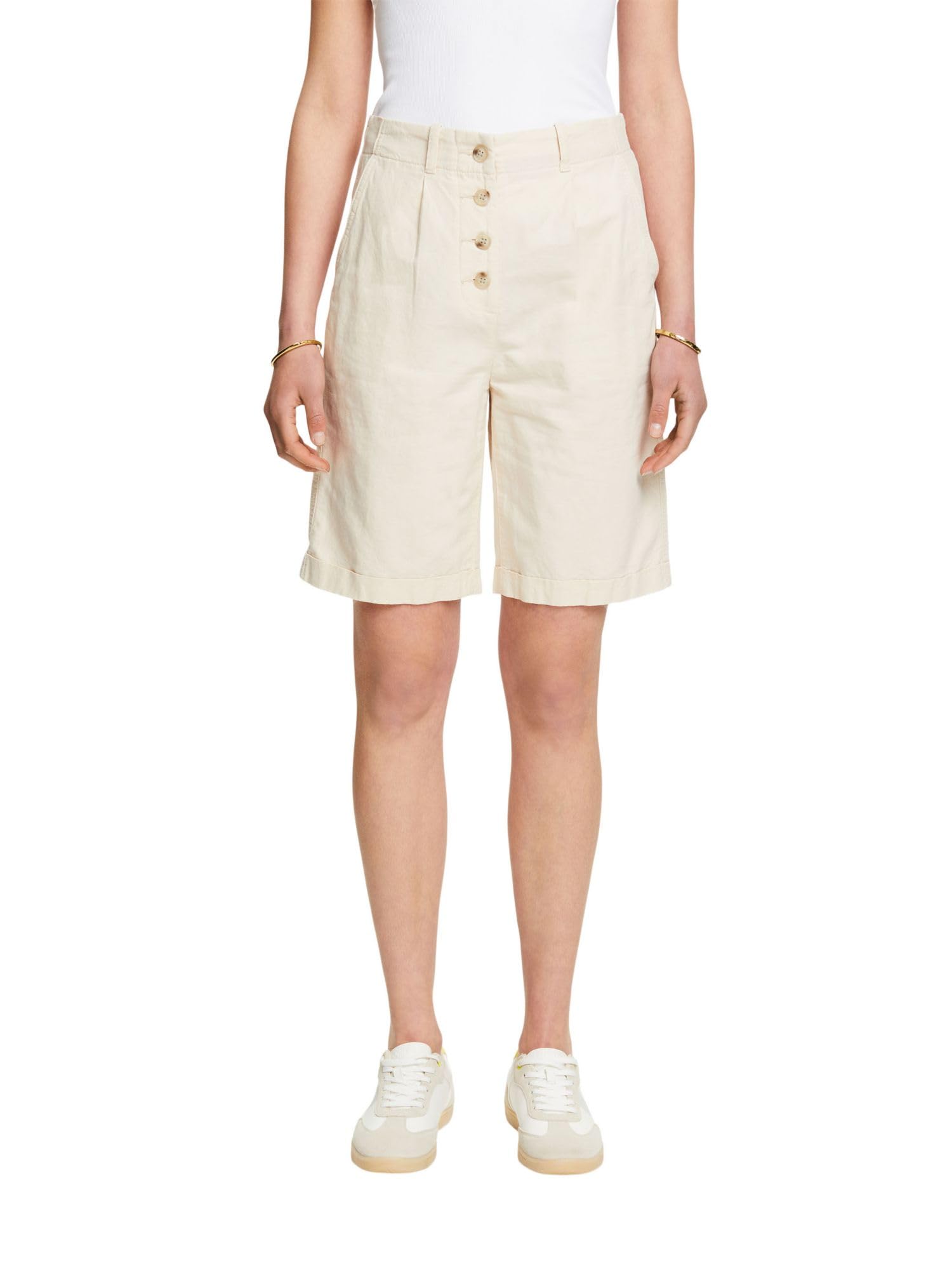 Esprit Women's 295/Cream Beige 044Ee1c305 Shorts, Beige,
