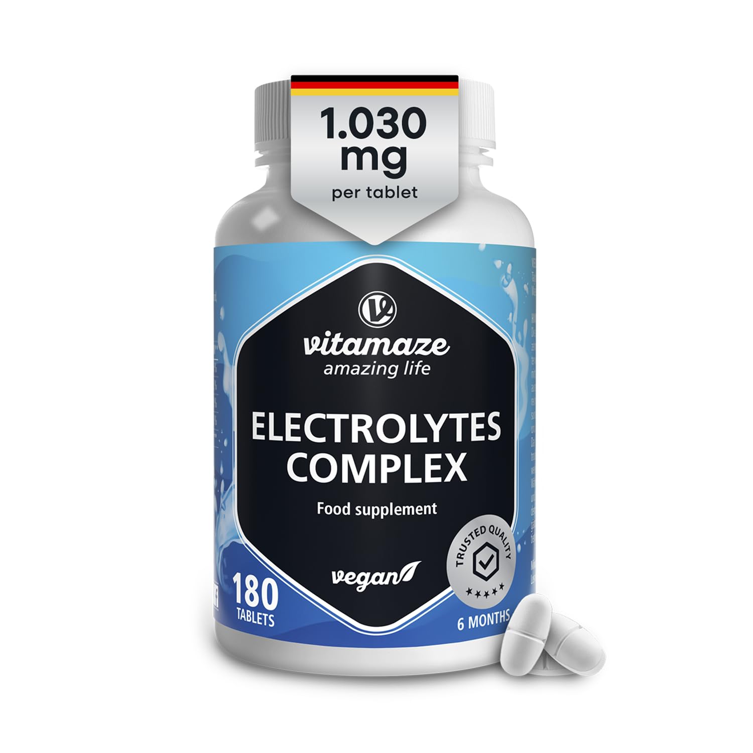 Electrolytes Tablets Super Hydration 1,034 mg (6 Month Supply